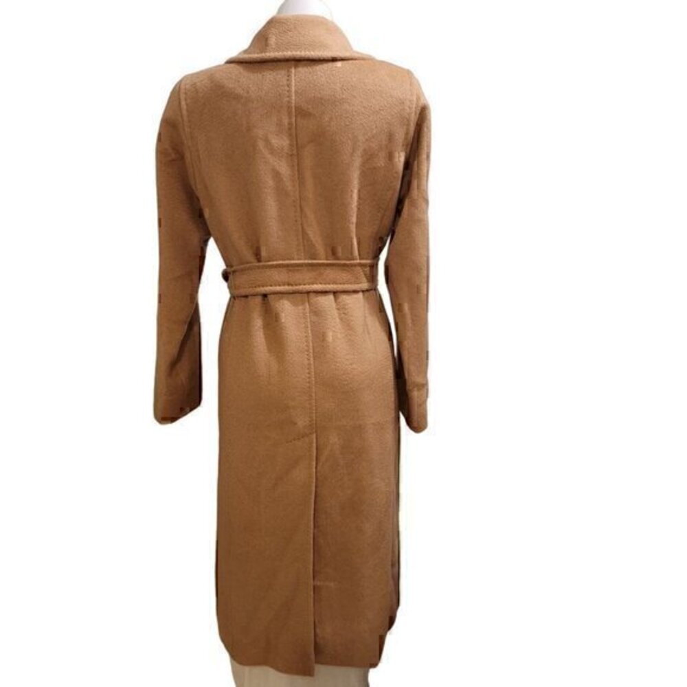 MAX MARA Manuela Belted Camel Hair Coat, Camel - Picture 11 of 16